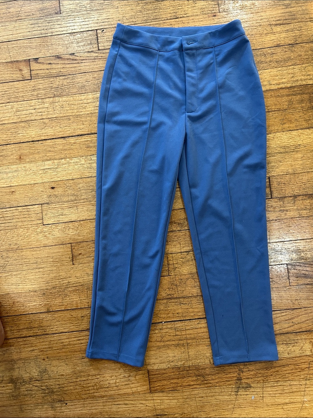 Women’s Petite Small Blue Tailored Ponte Pants
